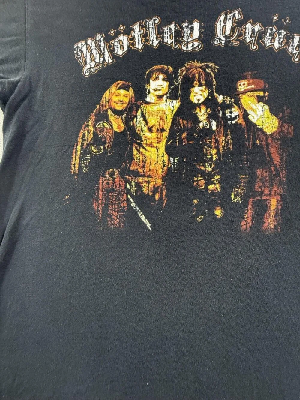 Vintage Motley Crue Shirt Mens Large Black Route Of All Evil Tour Rock Tee 2006